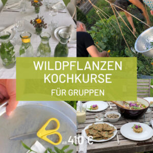 Wildpflanzen Kochkurse für Gruppen als Familie, Freud:innen oder Team-Event